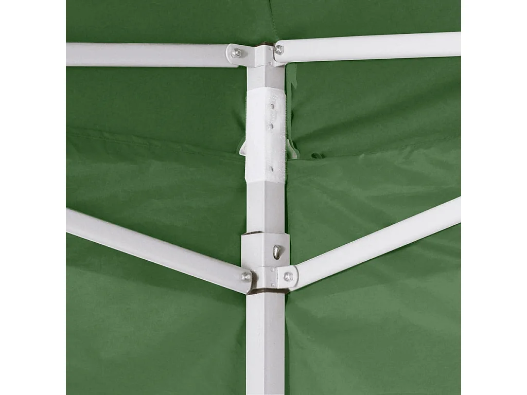 Tente pliable avec 2 parois 3 x 3 m Vert