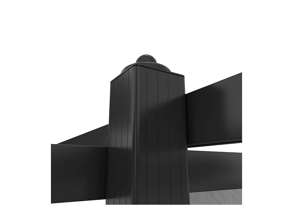 Tonnelle de jardin avec toit rétractable 4x3 m Crème
