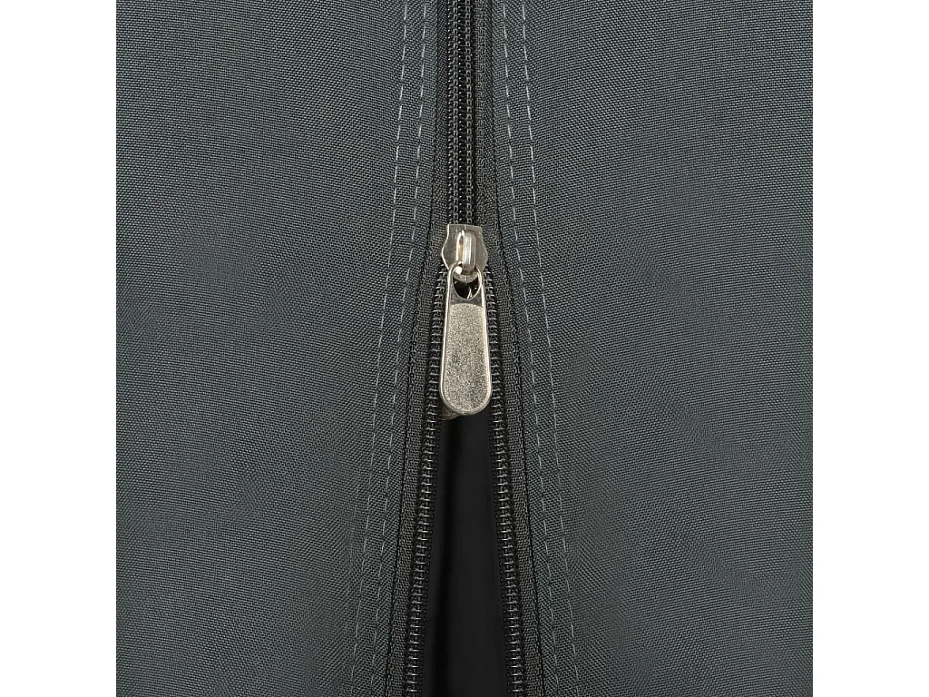 Gazebo con Tende in Alluminio 4x3x2,6 m Nero