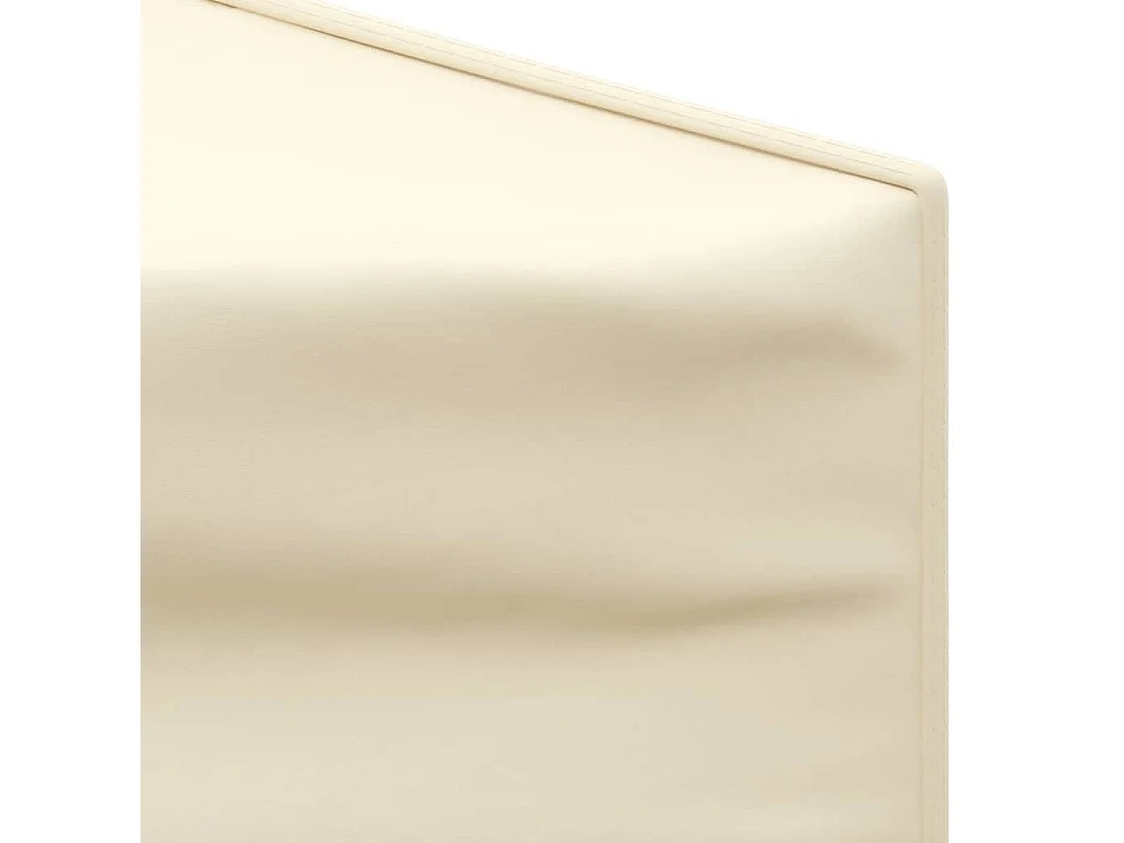 Tente de réception pliable avec parois Crème 2x2 m