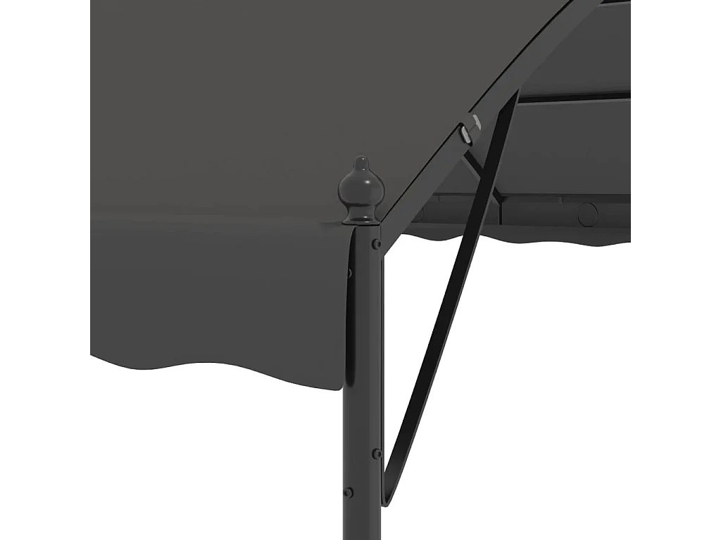 Auvent de parasol 3 x 4 m Anthracite
