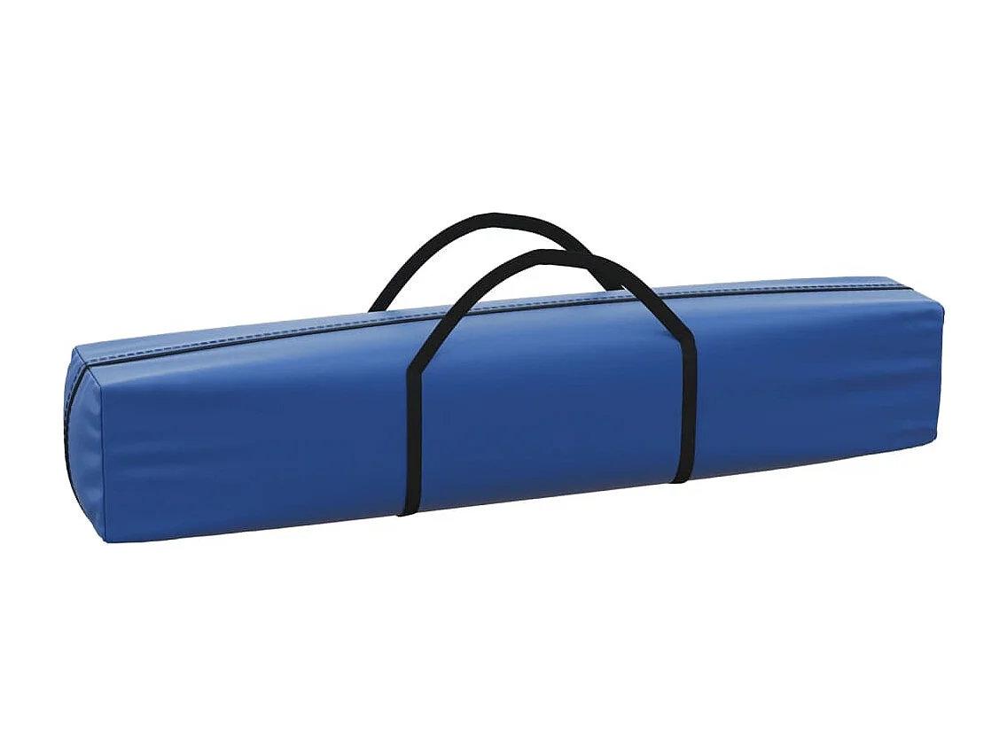 Tente de réception pliable avec parois Bleu 2x2 m