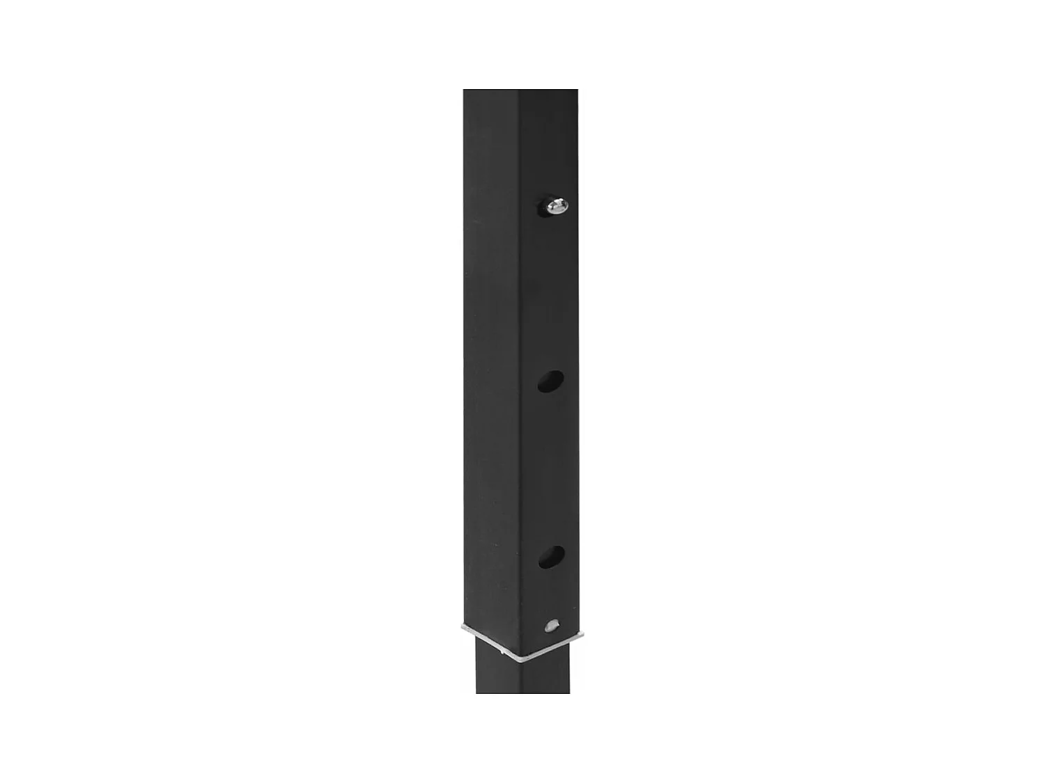 Tente de réception pliable avec parois Noir 3x6 m