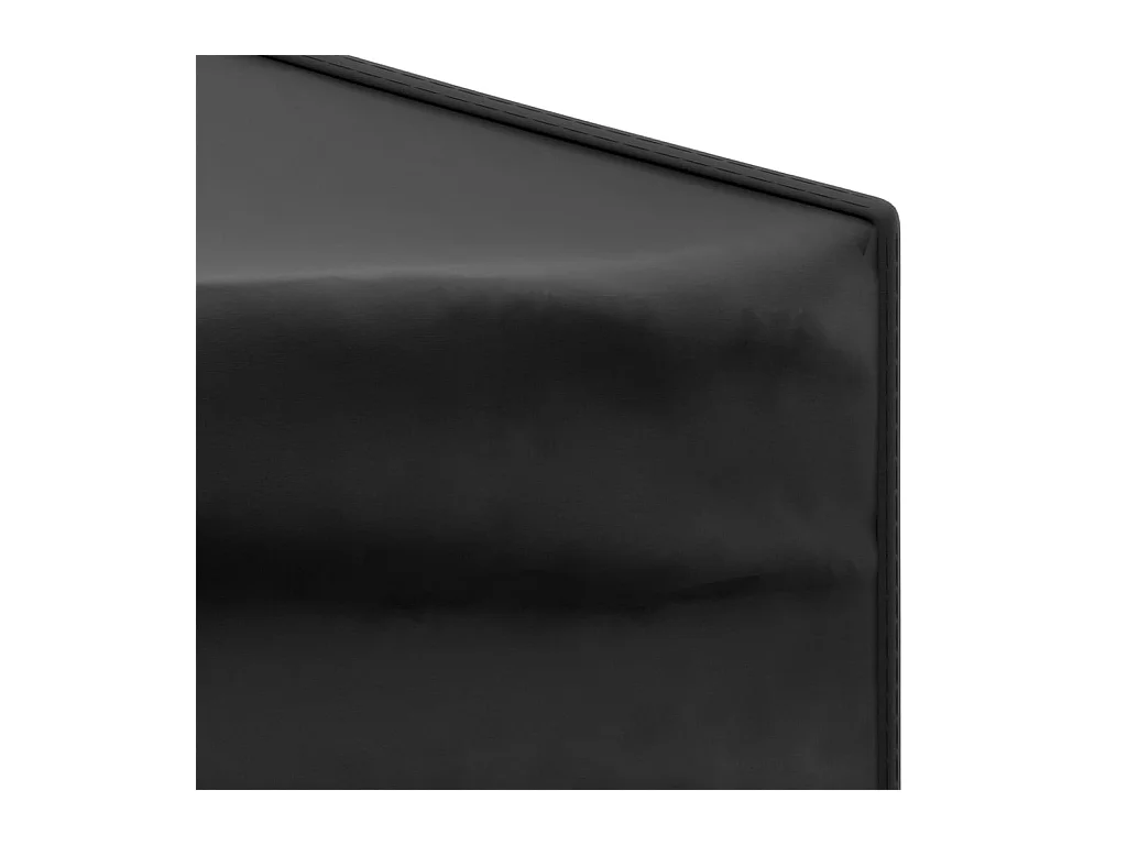 Tenda per Feste Pieghevole con Pareti Laterali Nero 2x2 m