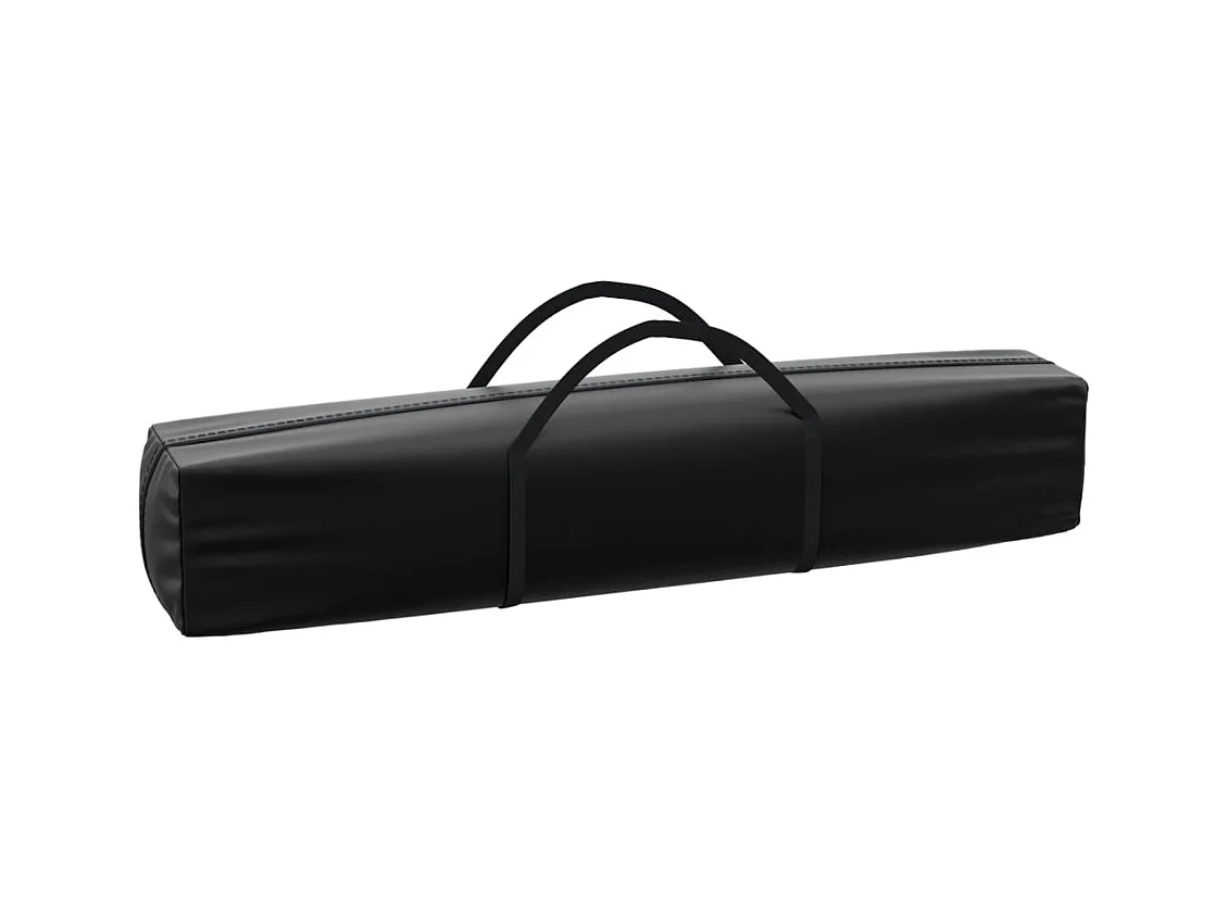 Tenda per Feste Pieghevole con Pareti Laterali Nero 2x2 m