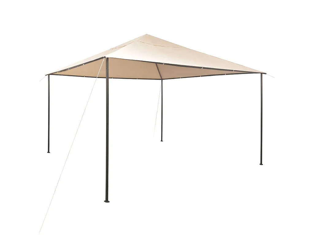 Gazebo/tenda de jardim com cortinas, 3,5 x 2,7 m
