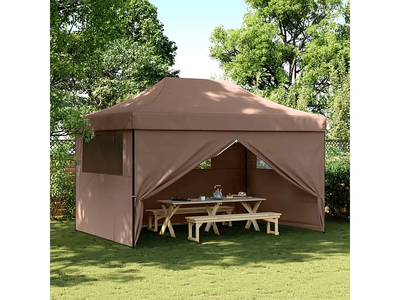 Gazebo 3x4 m tecido creme