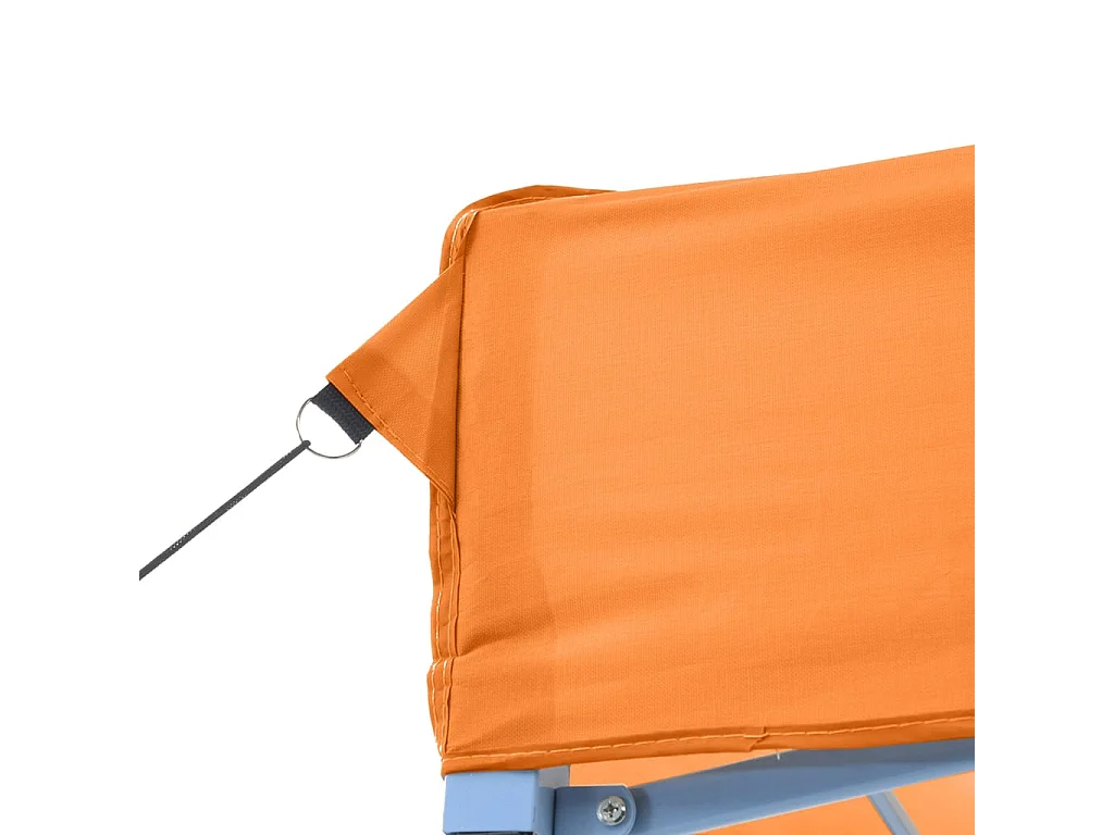 Tente de réception pliable escamotable orange 410x279x315 cm