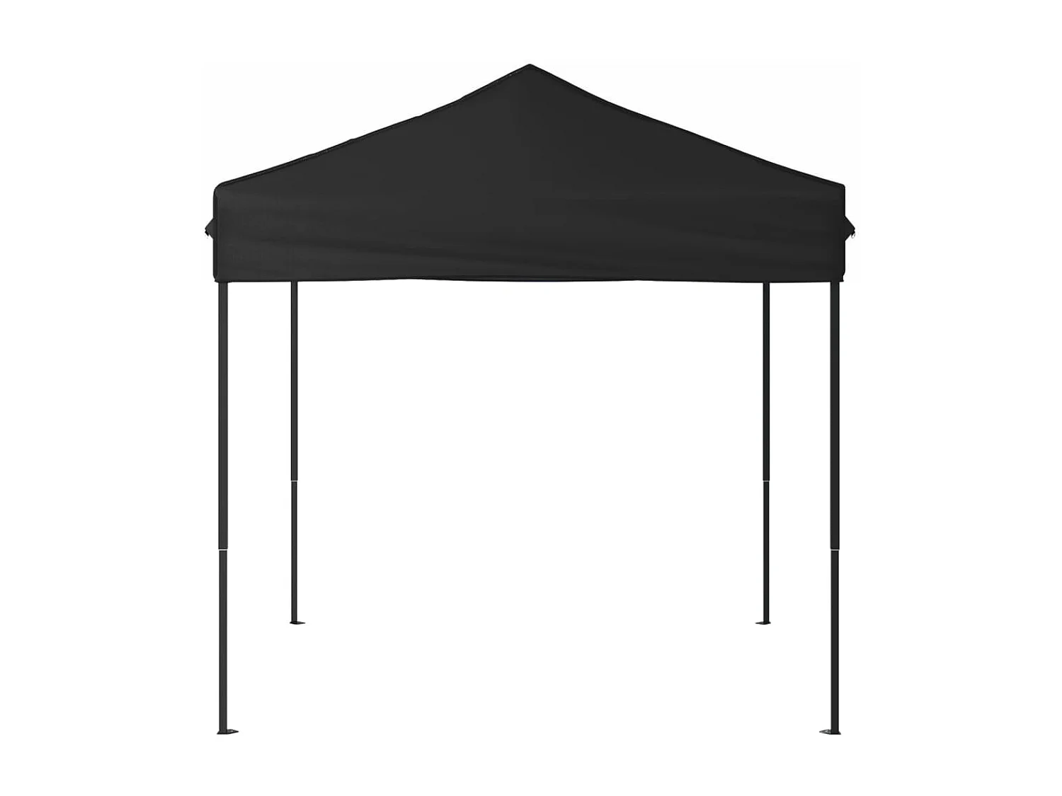 Partytent inklapbaar 2x2 m zwart