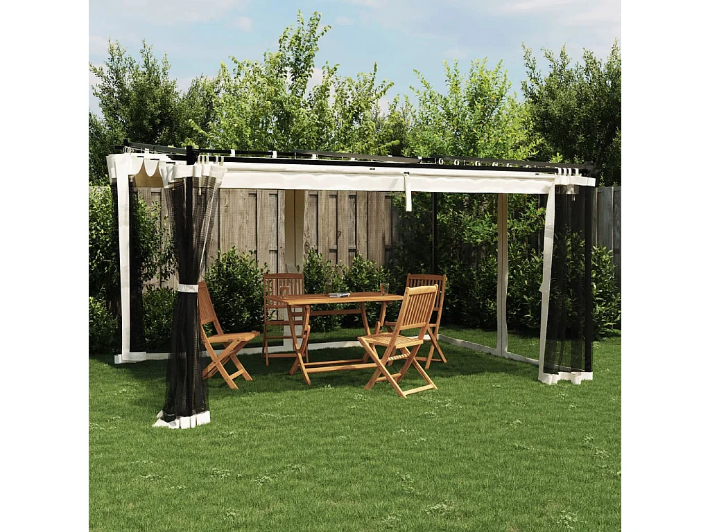 Gazebo 300x300 cm alumínio antracite