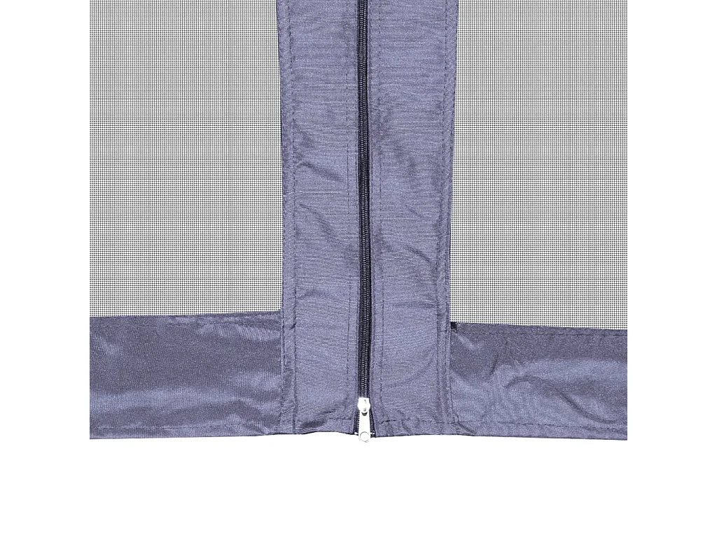 Chapiteau hexagonal avec 6 parois latérales 3,6x3,1m Bleu foncé