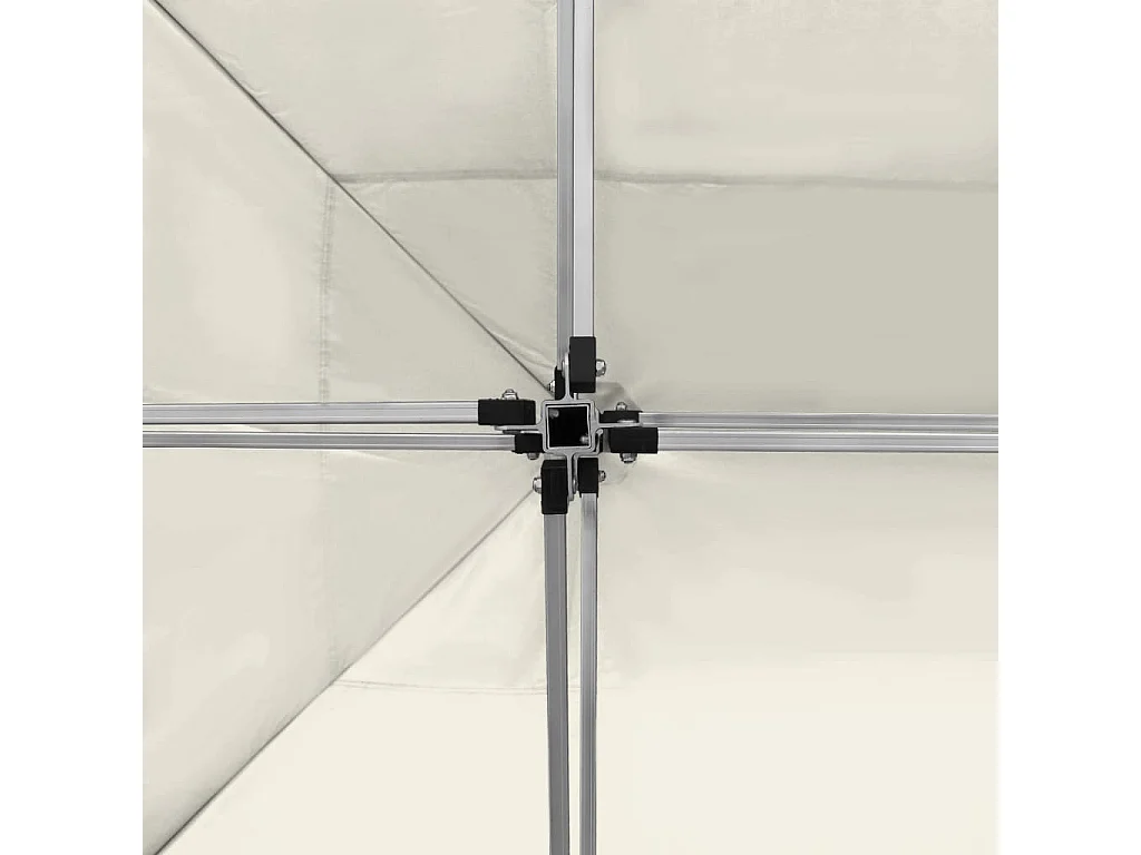 Partytent professioneel inklapbaar 4,5x3 m aluminium crème