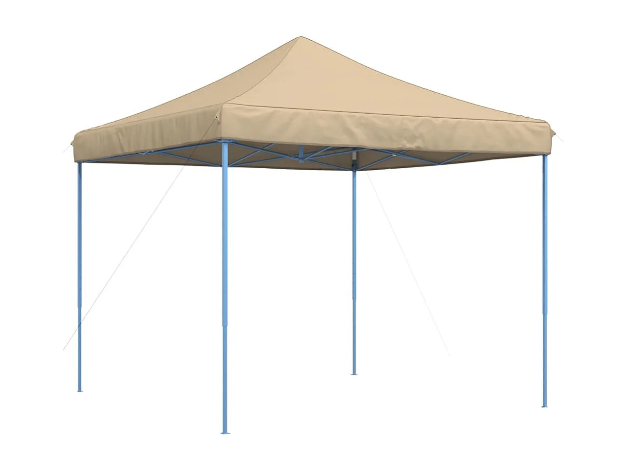 Tienda de fiesta plegable Pop-Up beige 292x292x315 cm