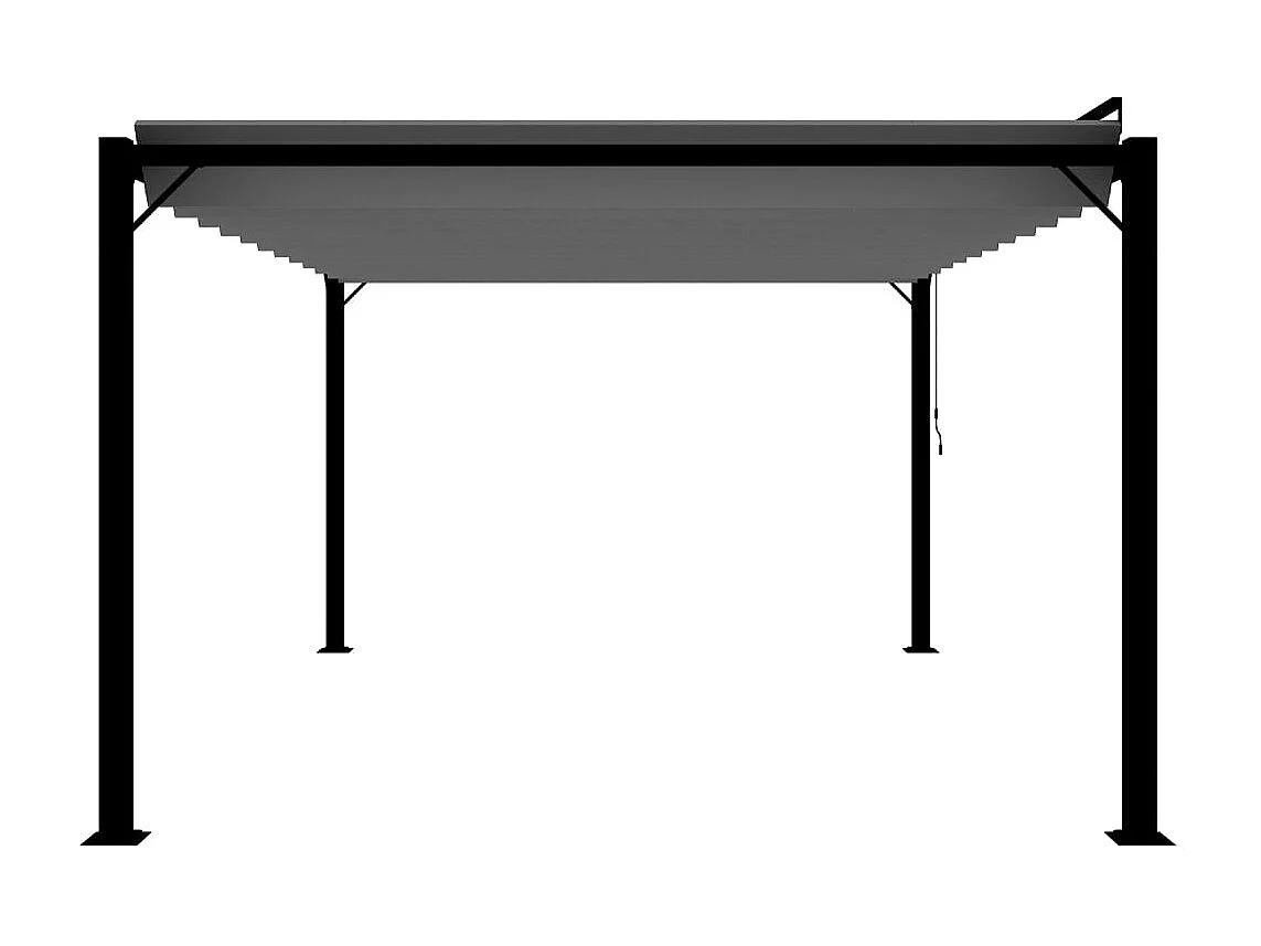 Tenda para festas 3x6 m PE antracite