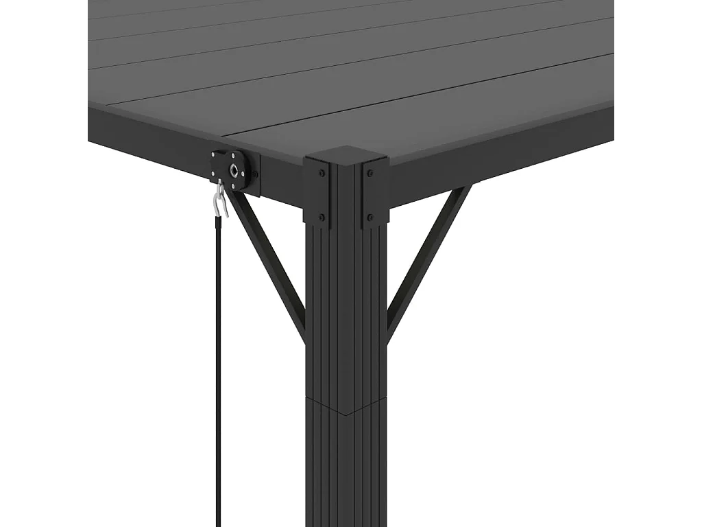 Tenda para festas 3x6 m PE antracite