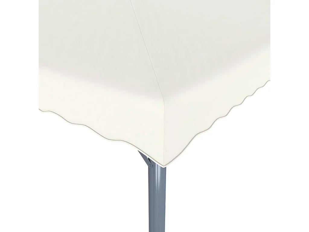 Tonnelle 400x300 cm Crème Aluminium