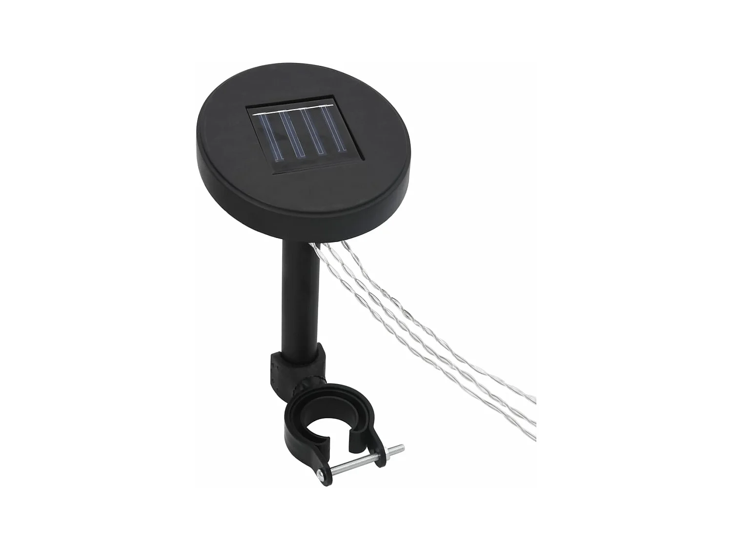 Cenador con mosquitera y tira luz LED taupé 4x3x2,73m 180 g/m²