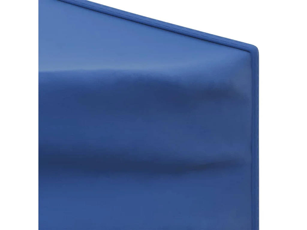 Carpa para fiestas plegable con paredes laterales azul 3x3 m