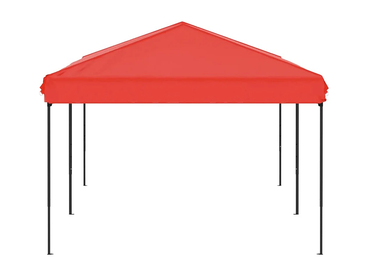 Tente de réception pliable Rouge 3x6 m