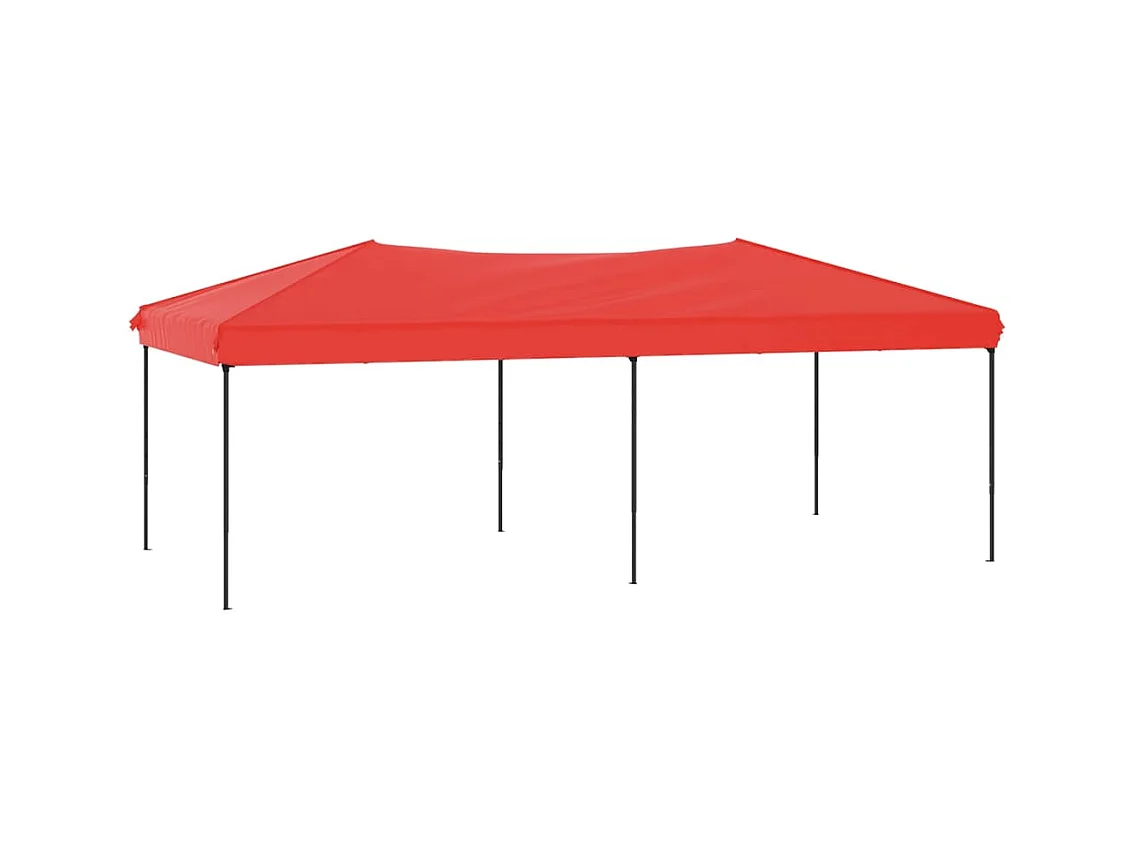 Tente de réception pliable Rouge 3x6 m
