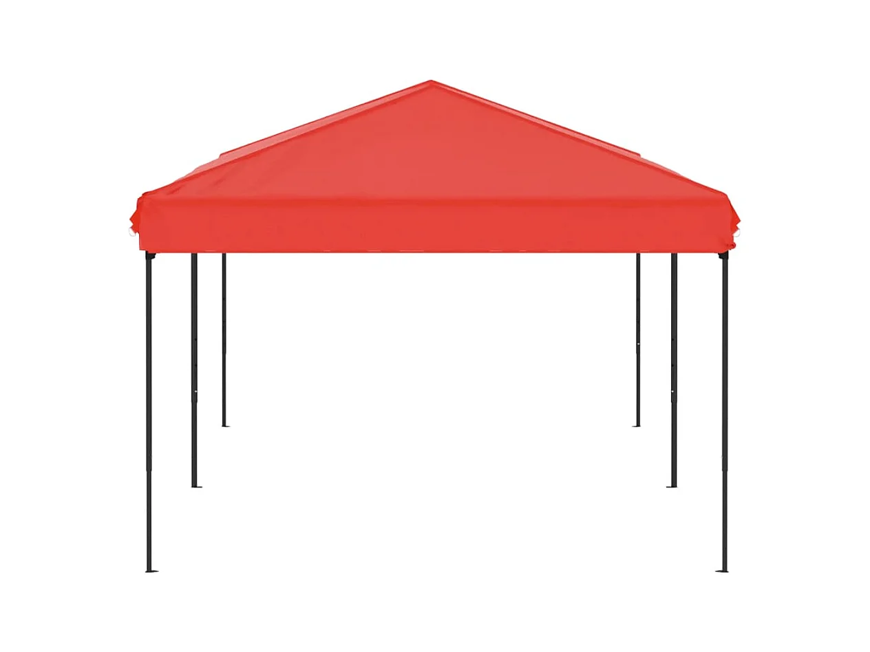 Tente de réception pliable Rouge 3x6 m