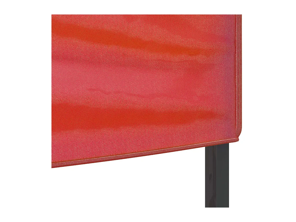 Tente de réception pliable Rouge 3x6 m