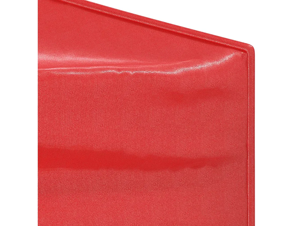 Tente de réception pliable Rouge 3x6 m