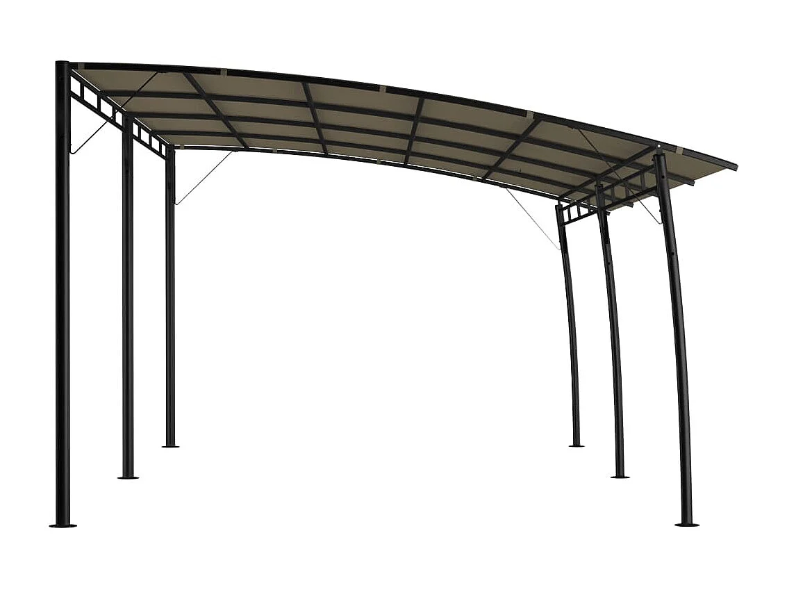 Tenda para festas 3x6 m PE antracite