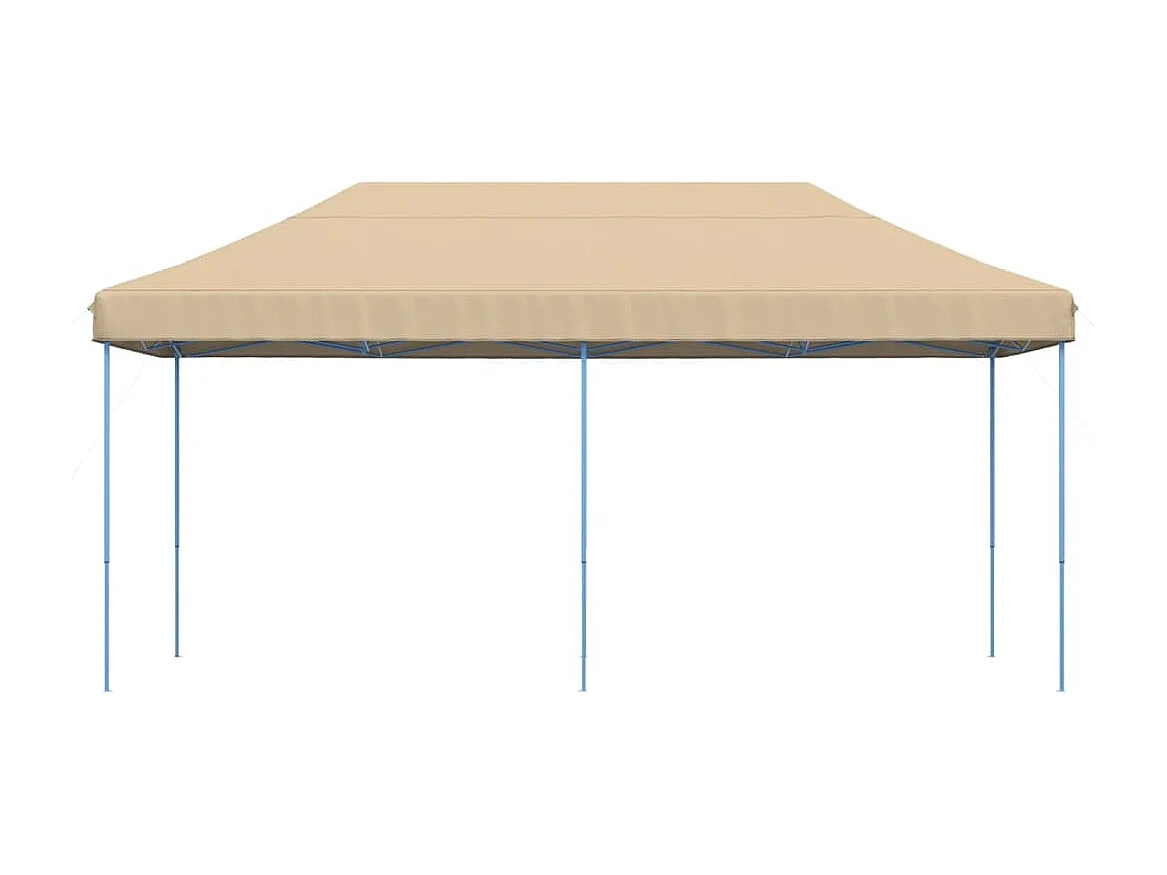 Tienda de fiesta plegable Pop-Up beige 580x292x315 cm