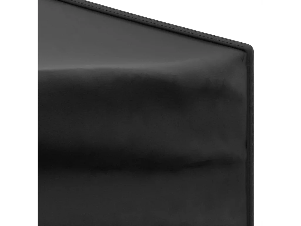 Carpa para fiestas plegable con paredes laterales negro 2x2 m