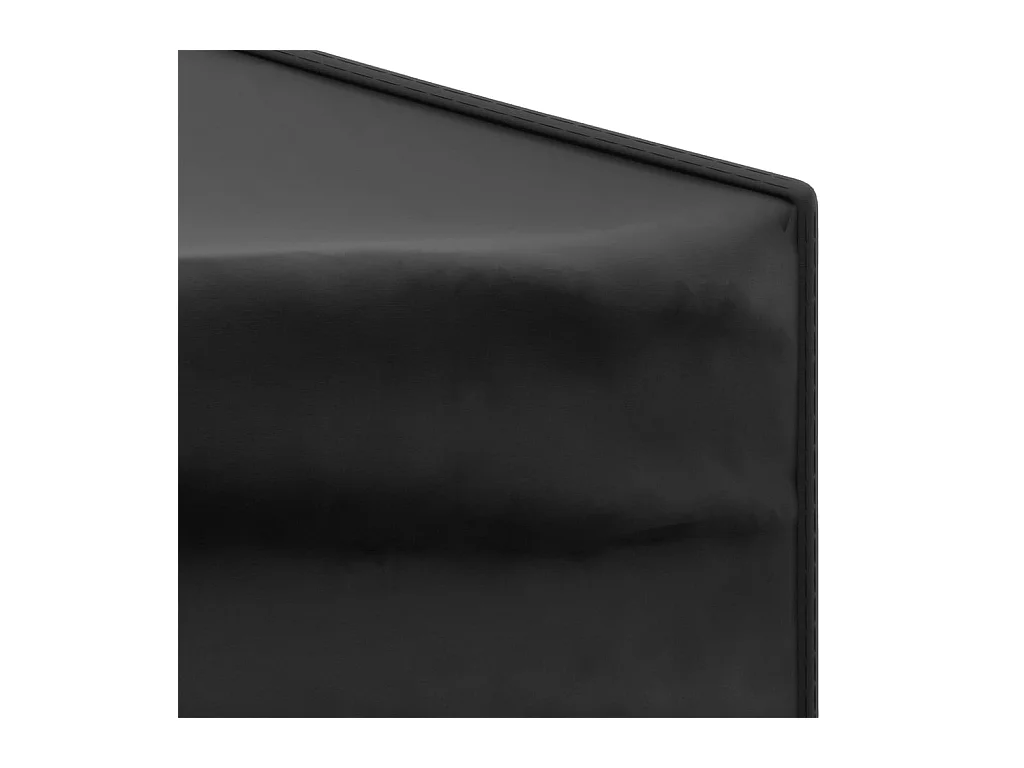 Tente de réception pliable avec parois Noir 2x2 m