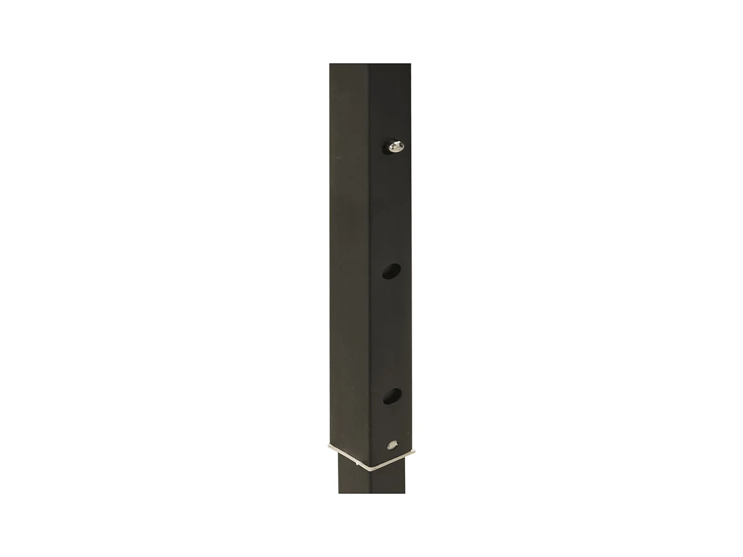 Tente de réception pliable avec parois Noir 2x2 m