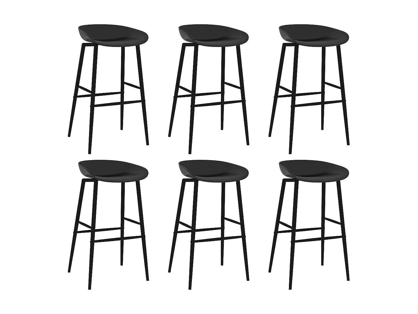 Ensemble de bar 7 pcs Noir