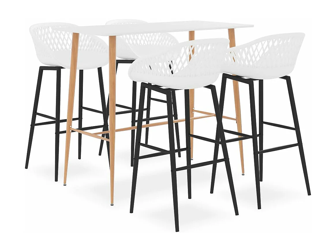 Ensemble de bar 5 pcs Blanc