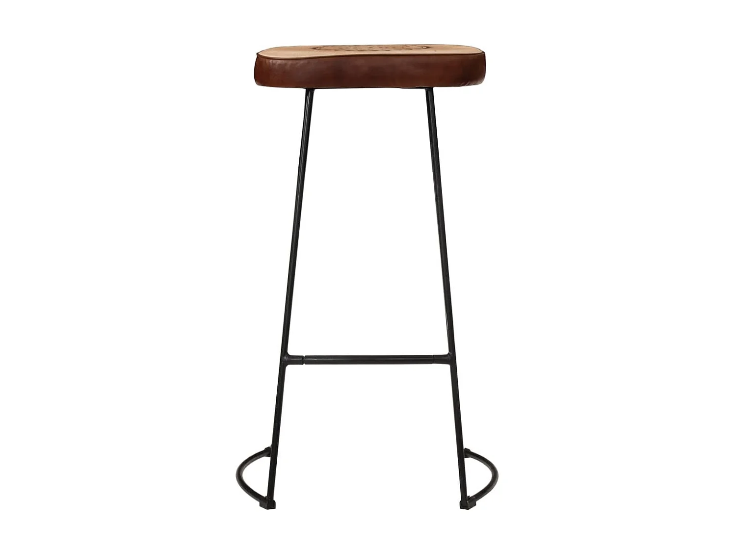 3-teiliges Bar-Set aus massivem rohem Mangoholz und Metall