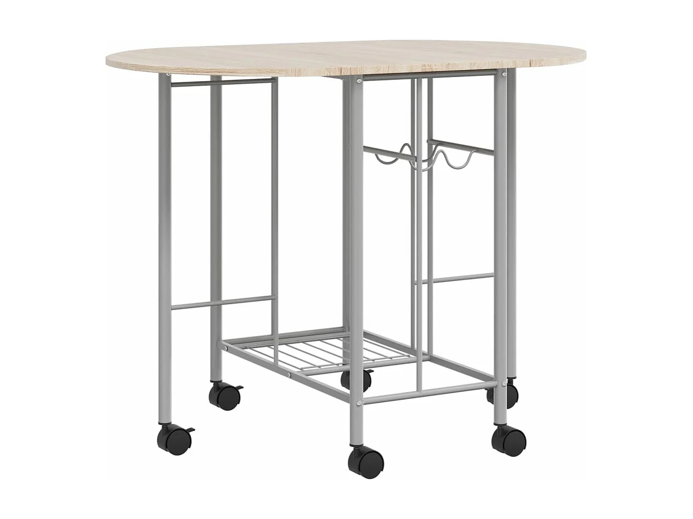 Juego de comedor plegable de 5 piezas de MDF