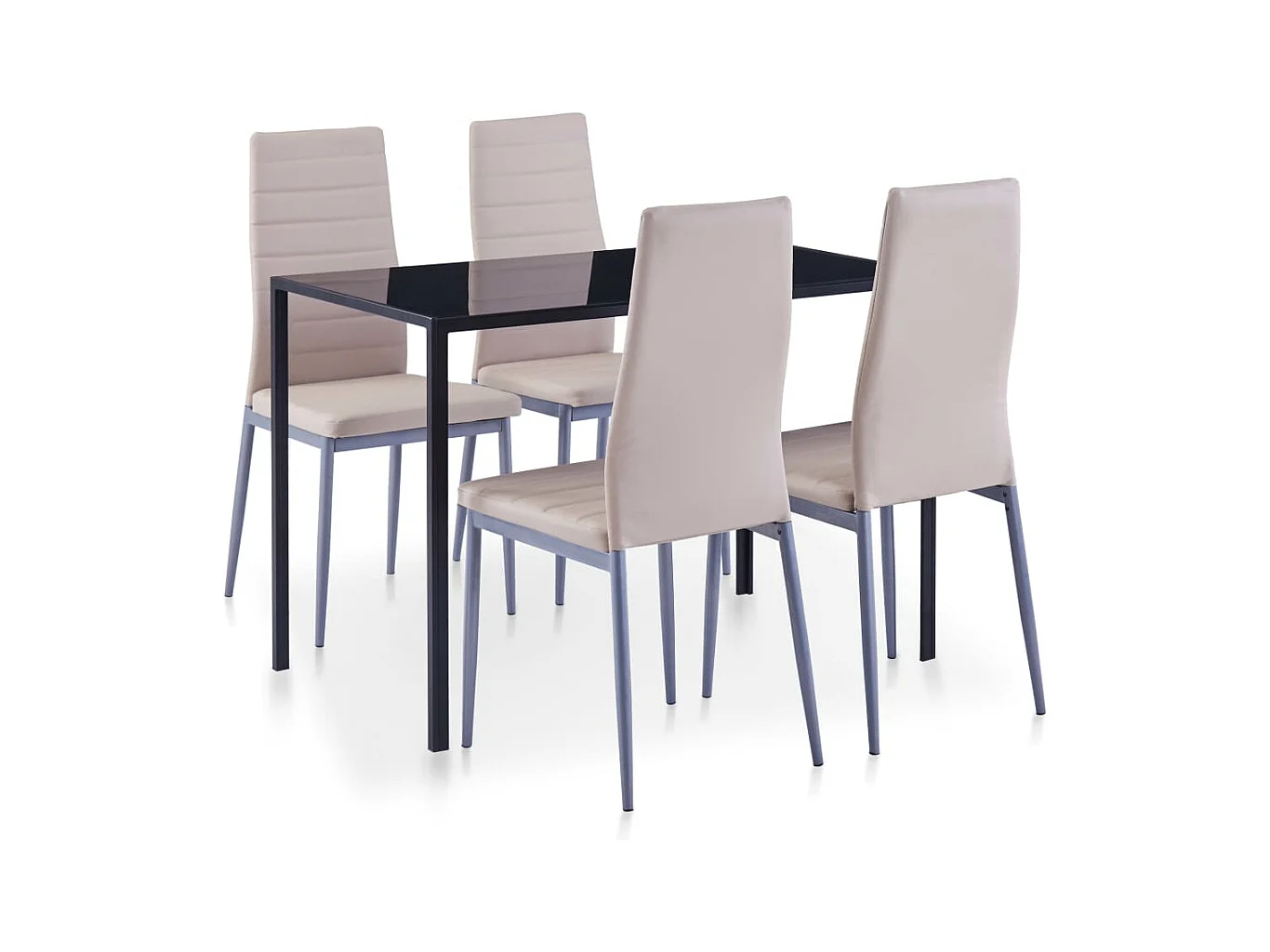 Ensemble de salle à manger 5 pcs Cappuccino