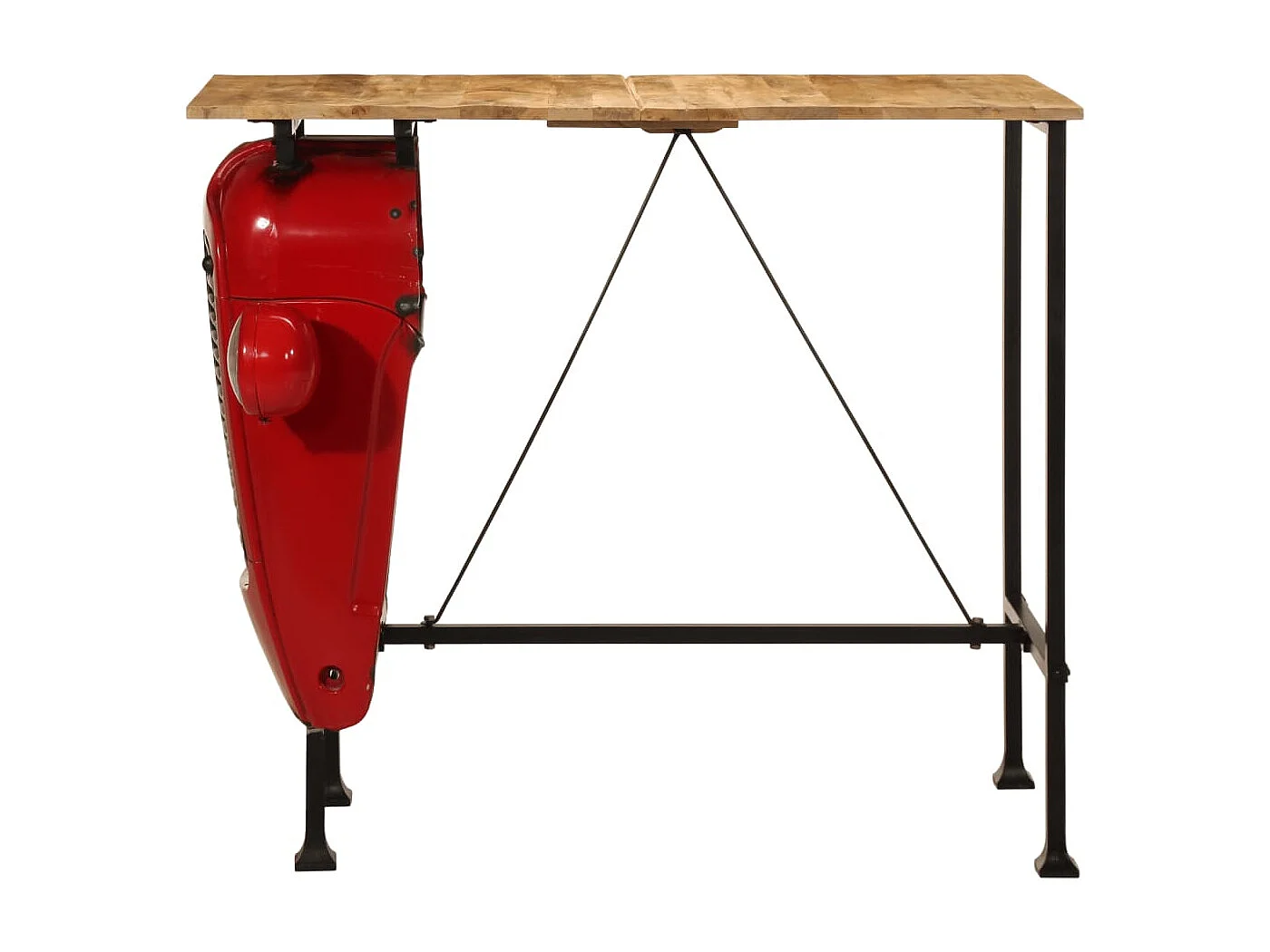 Set da bar in legno massello di mango da 7 pezzi