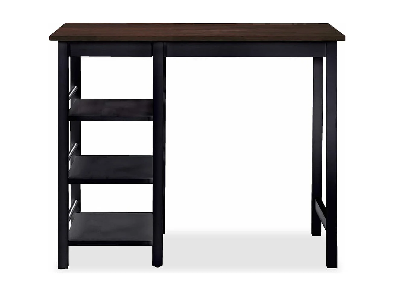 Variedade de barras 3 peças MDF Preto