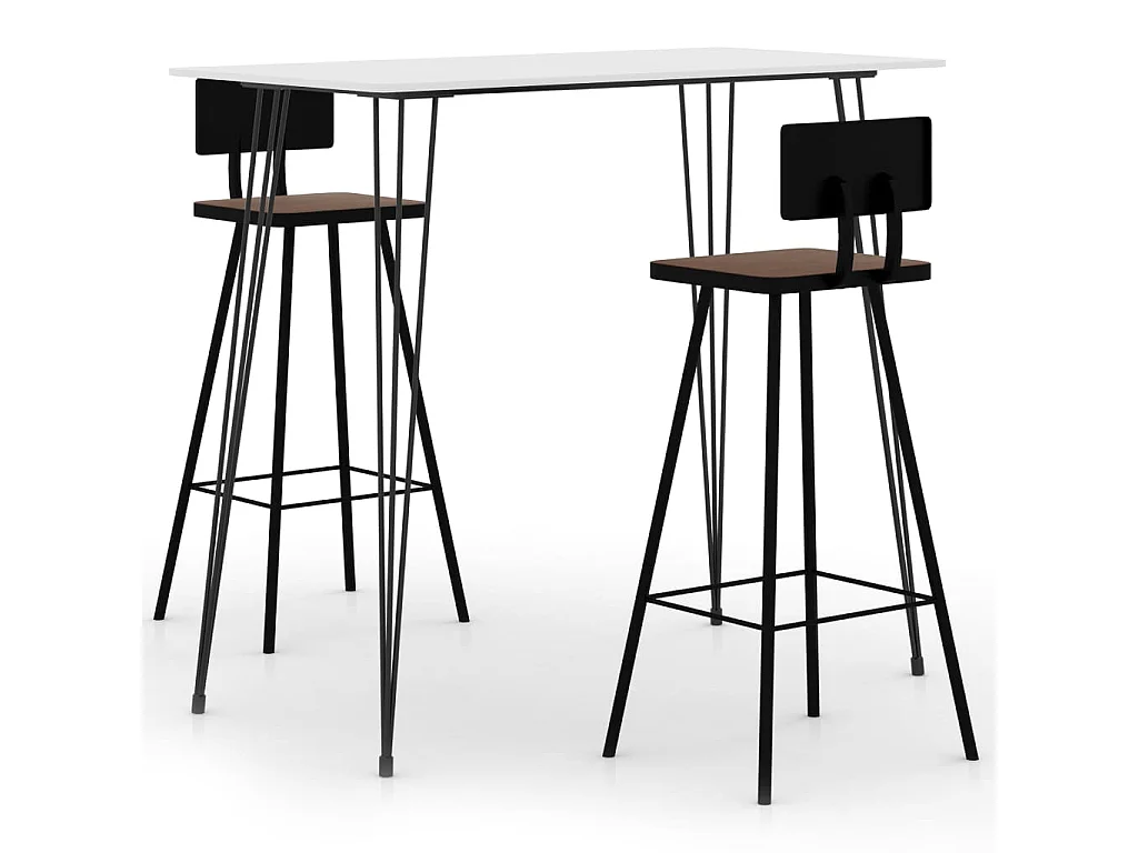 Ensemble de bar 3 pcs Blanc