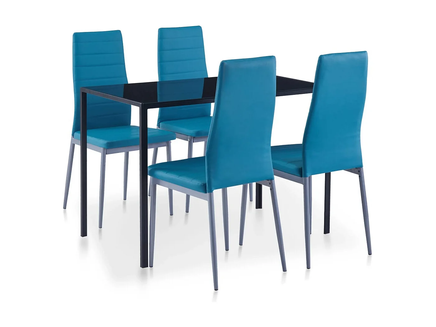 Set sala da pranzo 5 pezzi blu