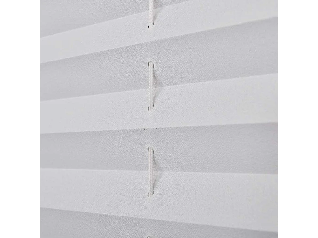 Cortina plissada 60x125 cm branca