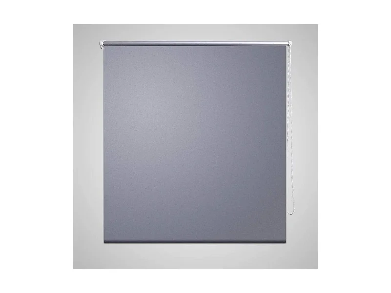 Verduisterend rolgordijn 160 x 175 cm grijs