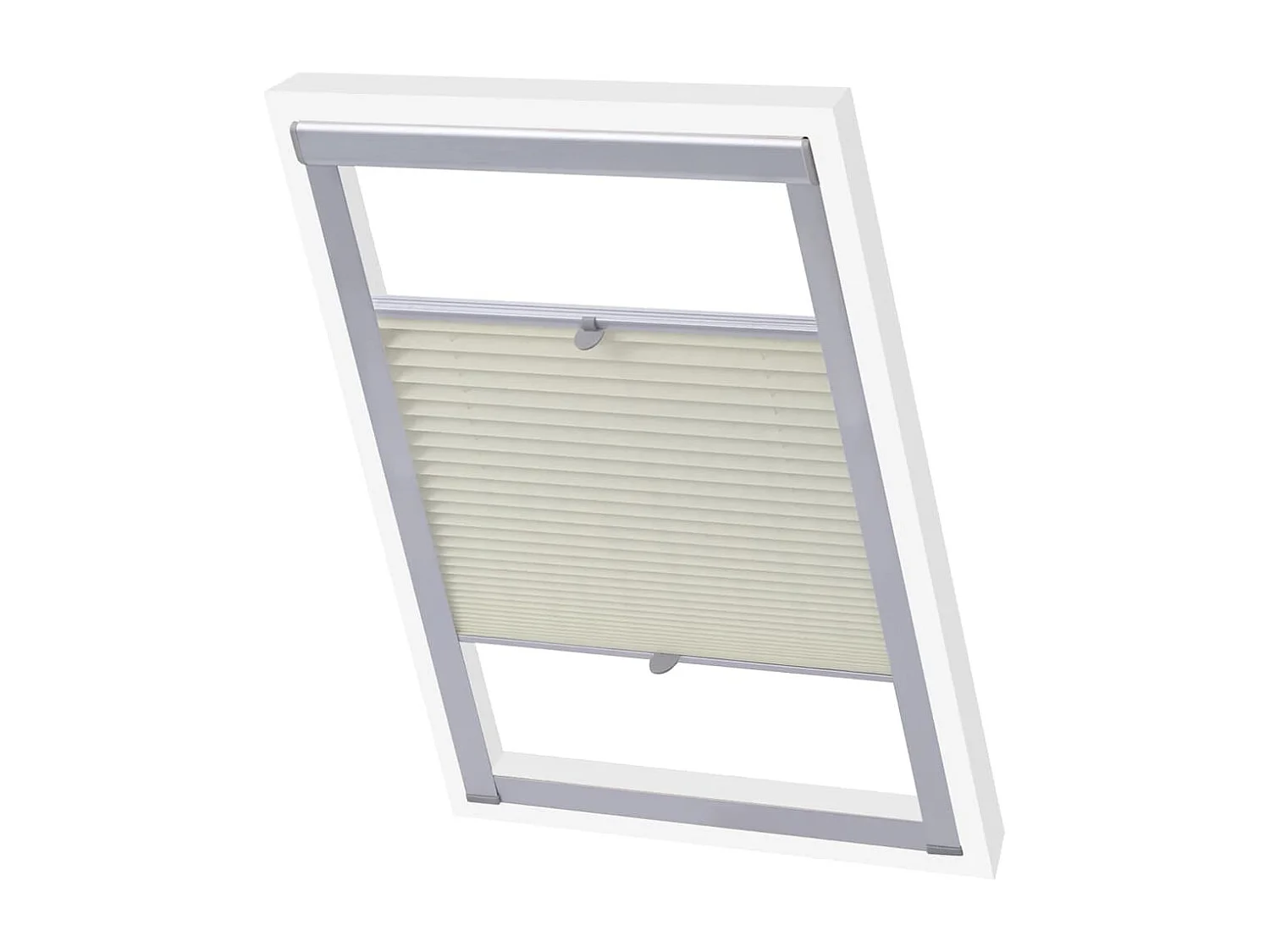 Plisségordijn Crème U08/808