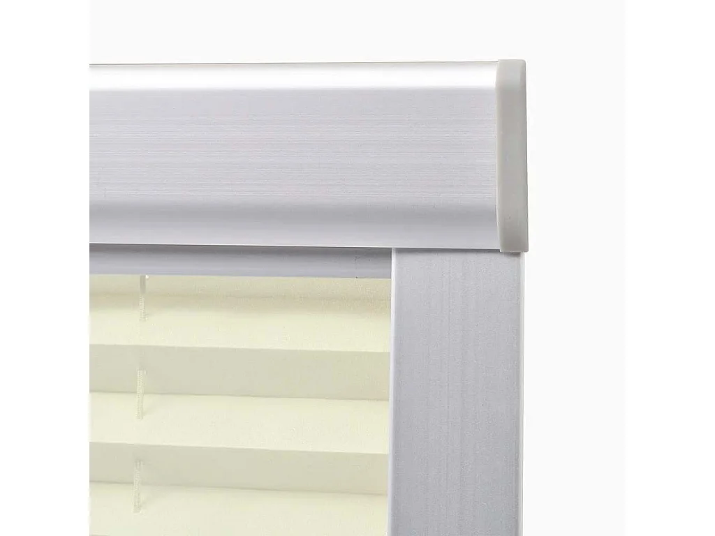 Plisségordijn Crème P06/406