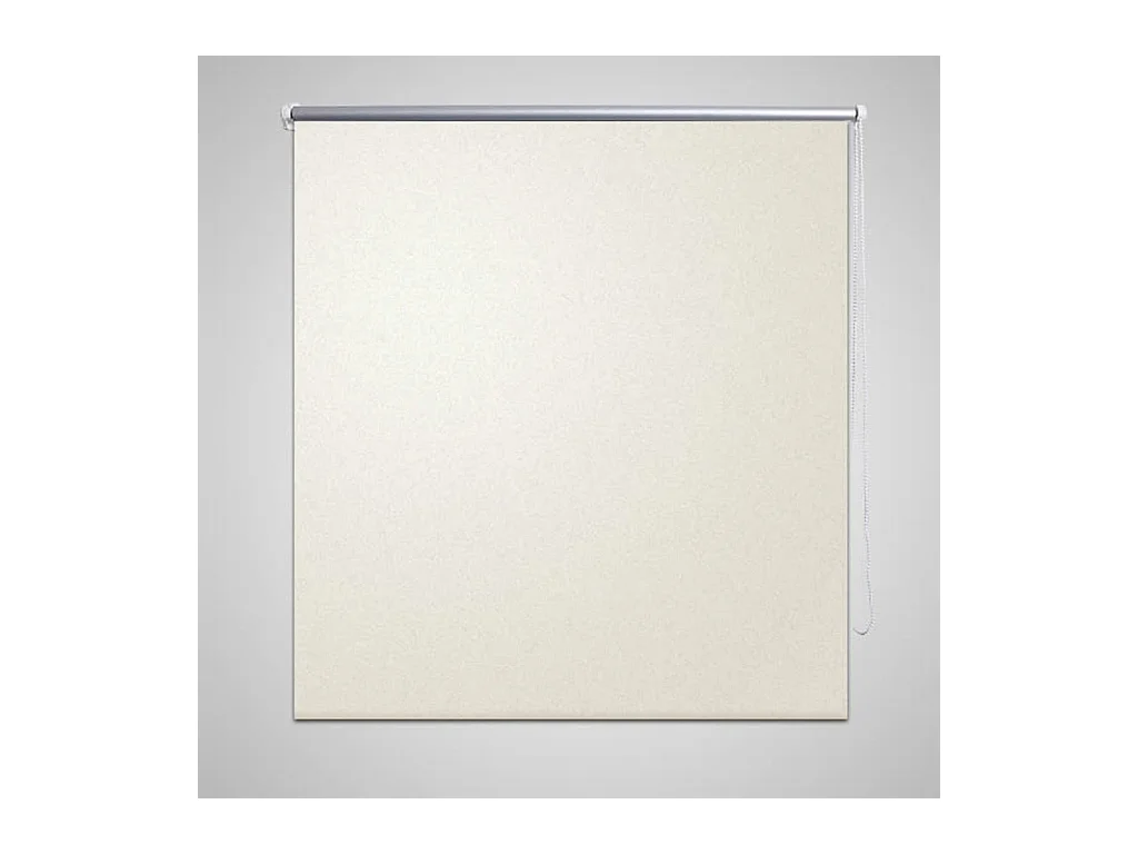 Cremefarbenes Verdunkelungsrollo 40 x 100 cm