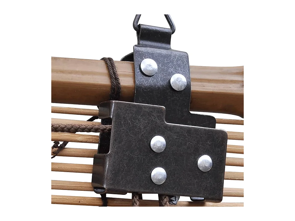 Tende a rullo in bambù 2 pz 150x220 cm Marrone