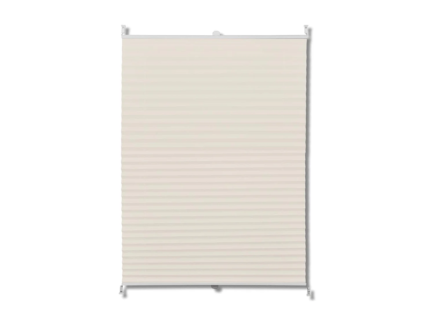 Store plissé 70x125 cm Crème