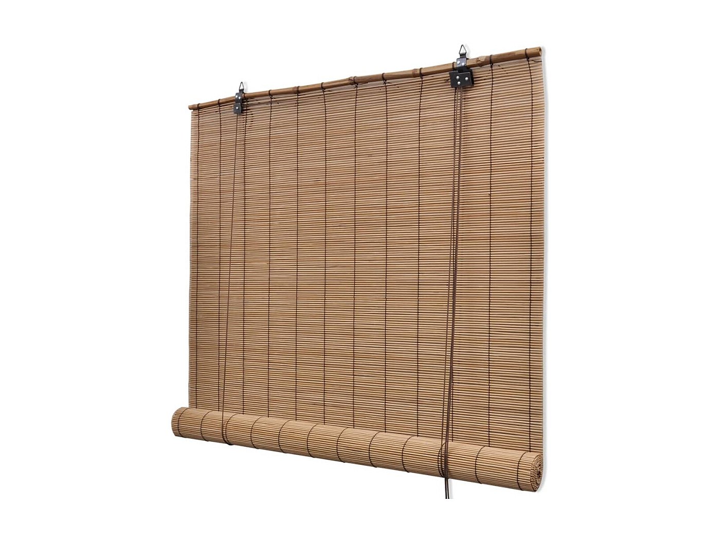Valla De Bambú Enrollable Natural, Panel De Bambú, 1,83 M