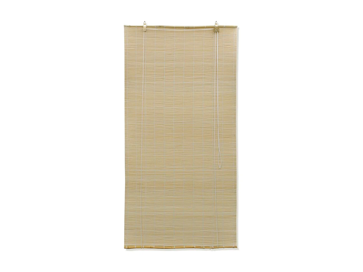 Estor enrollable de bambú natural 150x220 cm